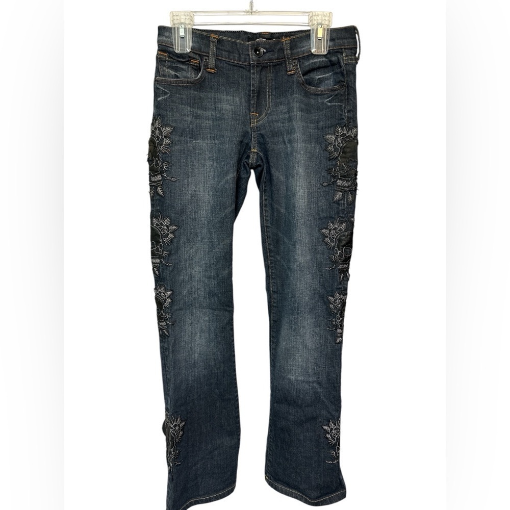 Vintage Ed Hardy skull embellished jeans